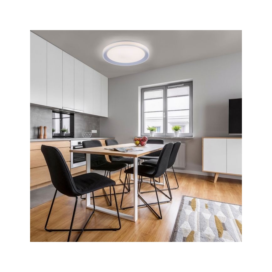 Leuchten Direkt 15110-21 - LED RGB Dimmbare Deckenleuchte LENI LOLASMART LED/40W/230V + Fernbedienung