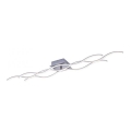 Leuchten Direkt 15167-55 - LED-Deckenleuchte WAWE 2xLED/12,5W/230V+LED/17W mattchrom
