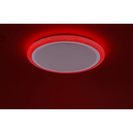 Leuchten Direkt 15230-16 - LED RGB Dimmbare Deckenleuchte LUISA LED/42W/230V 3000-6400K + Fernbedienung