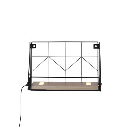 Leuchten Direkt 15276-18 - Shelf mit LED-Beleuchtung BOARD 2xLED/1,75W/230V 30 cm Eukalyptus