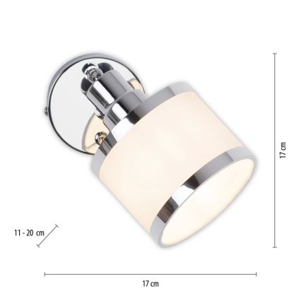 Leuchten Direkt 15371-17 - Wandstrahler ACCOR 1xE14/25W/230V