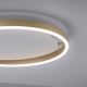Leuchten Direkt 15391-60 – Dimmbare LED-Deckenleuchte RITUS LED/20W/230V Messing