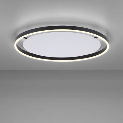 Leuchten Direkt 15392-13 - Dimmbare LED-Deckenleuchte RITUS LED/28W/230V schwarz