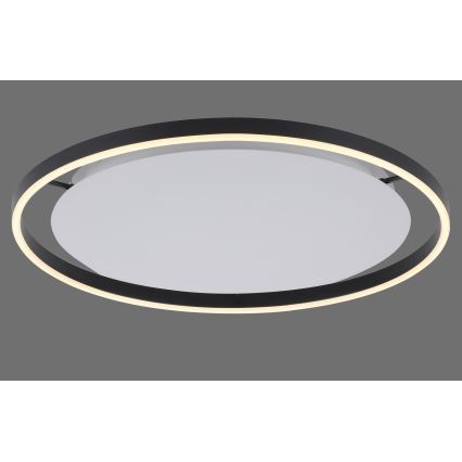 Leuchten Direkt 15392-13 - Dimmbare LED-Deckenleuchte RITUS LED/28W/230V schwarz