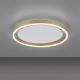 Leuchten Direkt 15392-60 – Dimmbare LED-Deckenleuchte RITUS LED/30W/230V Messing