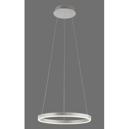Leuchten Direkt 15393-95 - LED dimmbare Hängeleuchte auf Seil RITUS LED/20W/230V mattchrom