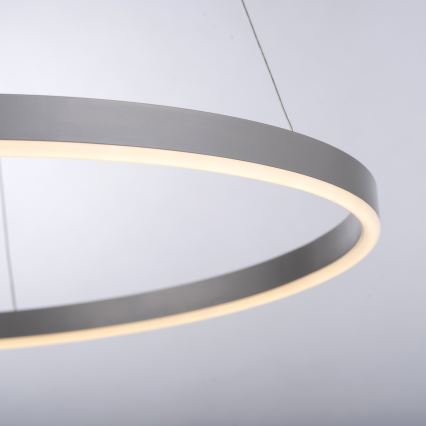 Leuchten Direkt 15394-95 - Dimmbare LED-Hängeleuchte RITUS LED/30W/230V matt Chrom