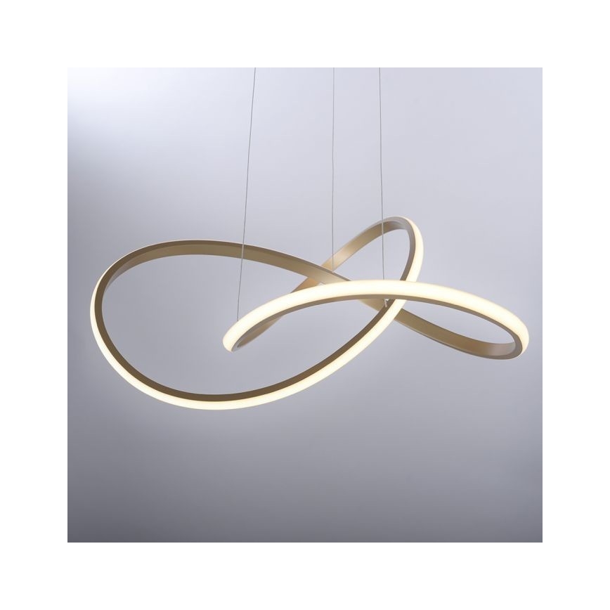 Leuchten Direkt 15402-60 – Dimmbare LED-Hängeleuchte an Schnur MARIA LED/25W/230V