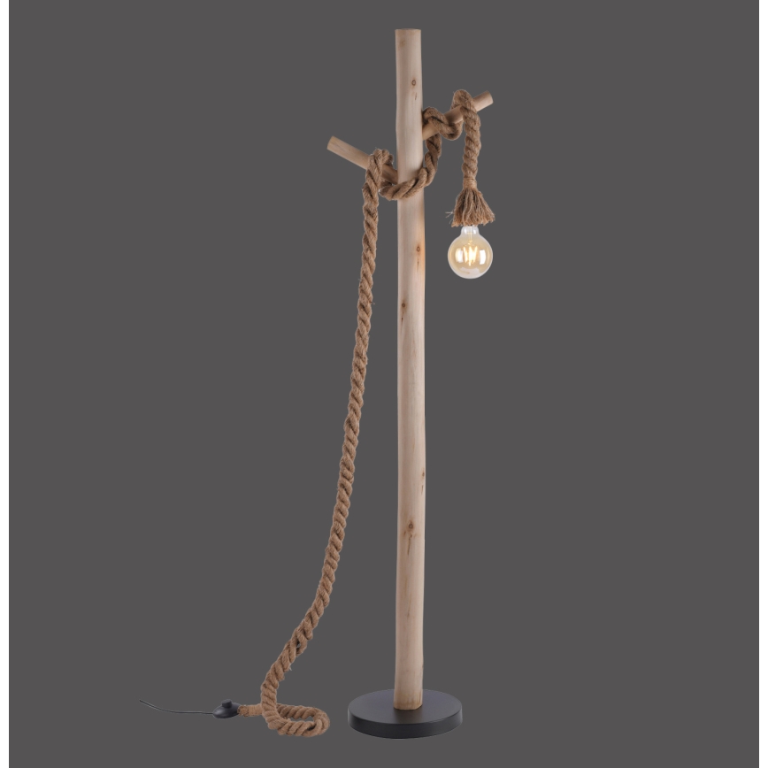 Leuchten Direkt 15484-18 - Stehleuchte ROPE 1xE27/15W/230V