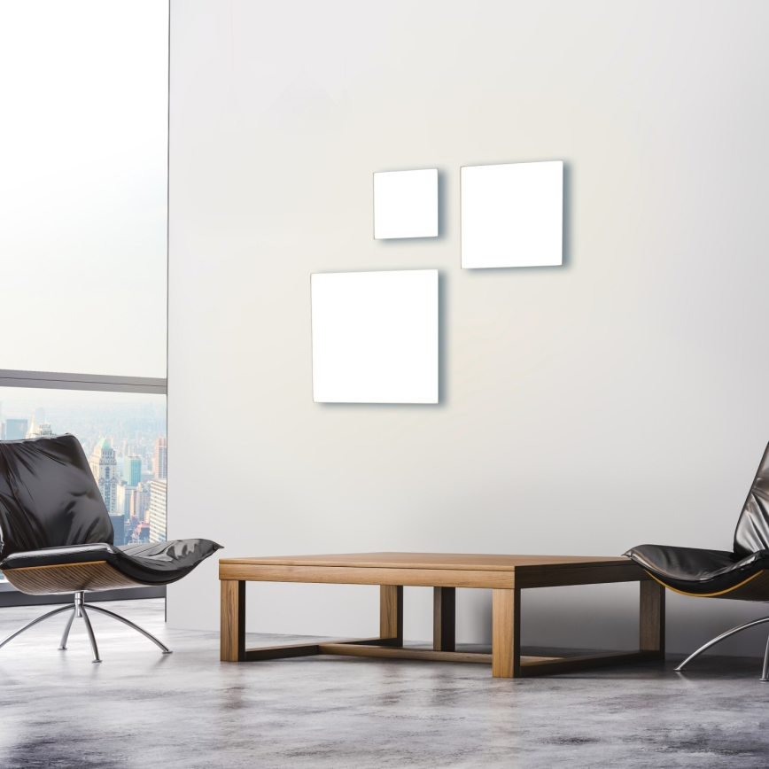 Leuchten Direkt 15550-16 - LED Dimmbare Deckenleuchte CANVAS LED/17W/230V + Fernbedienung