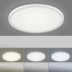 Leuchten Direkt 15571-16 - LED Dimmbare Deckenleuchte FLAT LED/23,5W/230V 2700-5000K + Fernbedienung