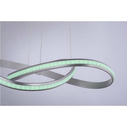 Leuchten Direkt 18432-55 - LED RGB dimmbare Hängeleuchte an Seil MELINDA LED/28W/230V + Fernbedienung