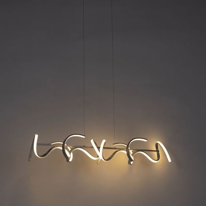 Leuchten Direkt 19033-21 - LED dimmbare Hängeleuchte an Seil CURLS LED/40,8W/230V