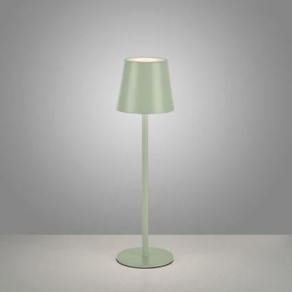 Leuchten Direkt 19250-43 - Dimmbare aufladbare LED-Tischlampe für den Außenbereich EURIA LED/3W/5V IP54 grün