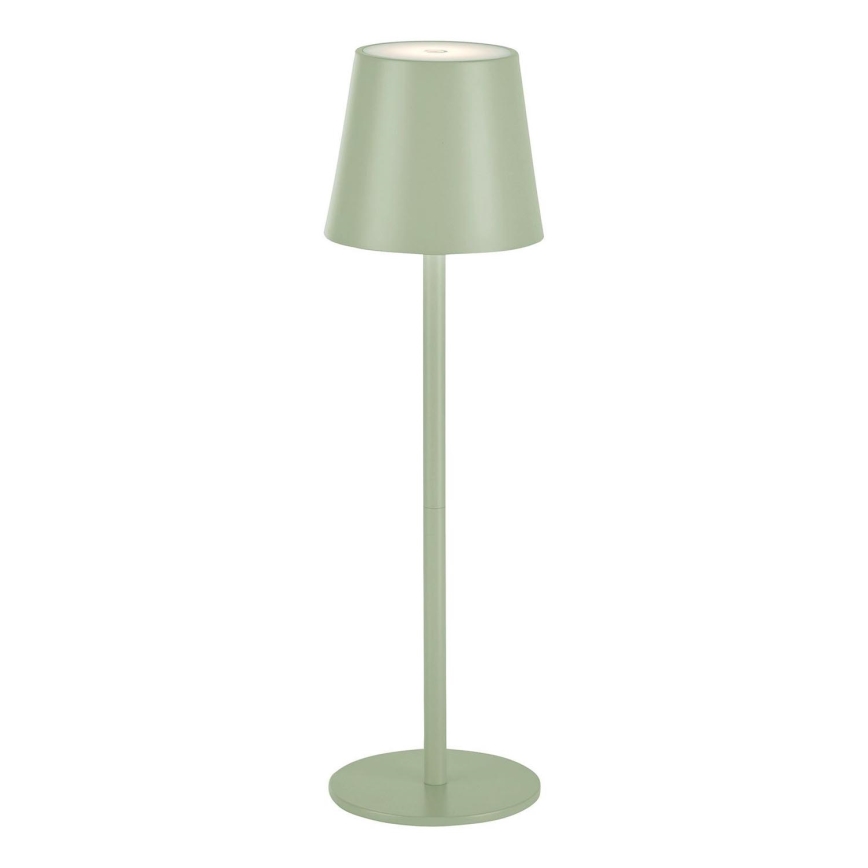 Leuchten Direkt 19250-43 - Dimmbare aufladbare LED-Tischlampe für den Außenbereich EURIA LED/3W/5V IP54 grün
