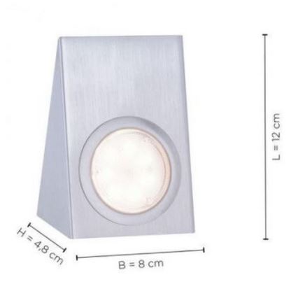 Leuchten Direkt 84111-55-3 - SET 3x LED Möbelbeleuchtung mit Sensor THEO LED/3,6W/230V