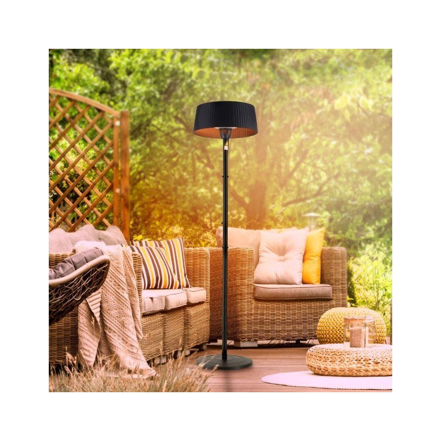 Leuchten Direkt 99507-18 - Outdoor-Heizelement GLOW 1500W/230V 1,95 m IP44 schwarz