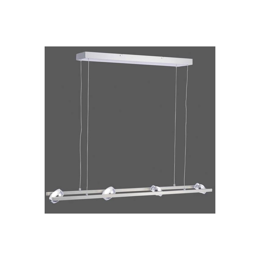 Leuchten Direkt 12470-55 - Dimmender LED-RGB-Kronleuchter an Schnur OPTI 8xLED/3W/230V + FB