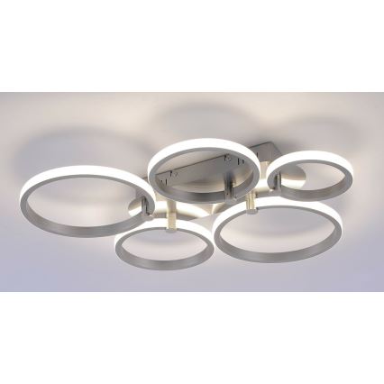 Leuchten Direkt 12112-55 - LED aufgesetzte Deckenleuchte JOHANNA 2xLED/11,5W/230V+2xLED/9W+LED/7W