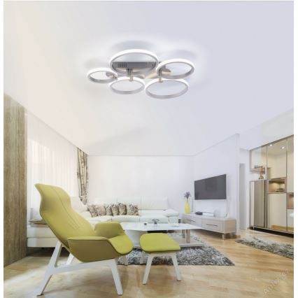 Leuchten Direkt 12112-55 - LED aufgesetzte Deckenleuchte JOHANNA 2xLED/11,5W/230V+2xLED/9W+LED/7W