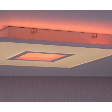 Leuchten Direkt 11645-16 - LED RGB dimmbare Deckenleuchte RECESS LED/22,5W/230V + LED/5W + Fernbedienung