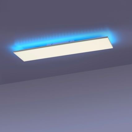 Leuchten Direkt - LED RGB Dimmbare Deckenleuchte GUSTAV LED/27,3W/230V + LED/1,4W 2700-5000K + Fernbedienung