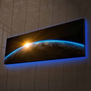 Leuchtendes LED-Dekobild LED/1x9V 6LR61