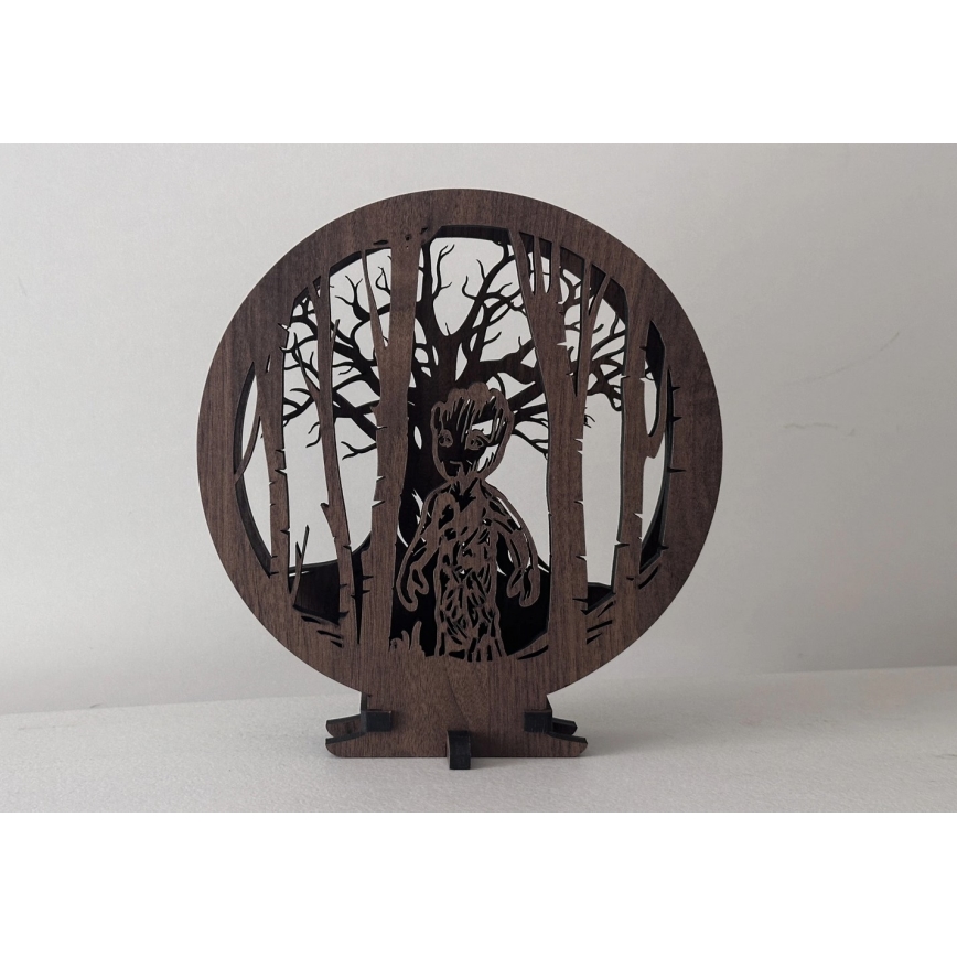 Li-Go 23613/DUB2 - Dimmbare LED-Tischleuchte LED/12W/230V 20x22 cm Eiche/Grut