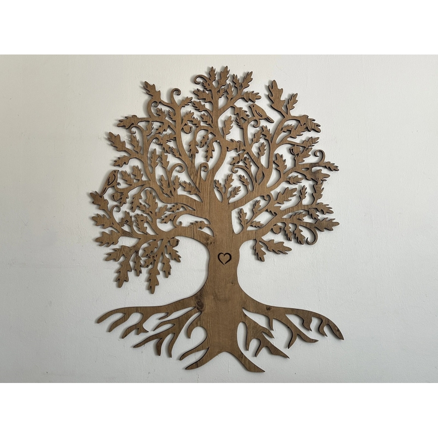 Li-Go 5732/DUB/S2 - Dimmbare LED-Wanddekoration LED/10W/5V 20000 mAh 68x80 cm Eiche