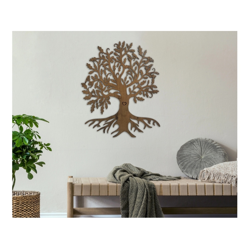 Li-Go 5739/DUB2 - Dimmbares LED-Wanddekor LED/10W/230V 68x80 cm Eiche