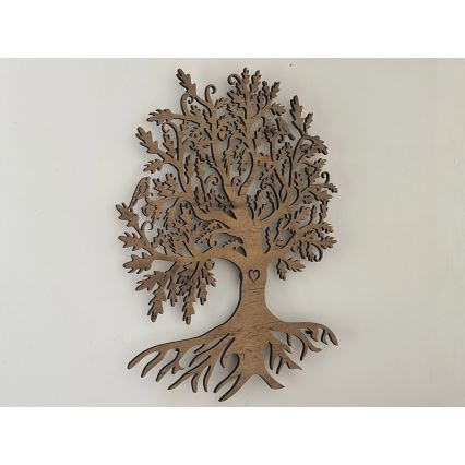 Li-Go 5742/DUB2 - Dimmbare LED-Wanddekoration LED/10W/230V 90x110 cm Eiche