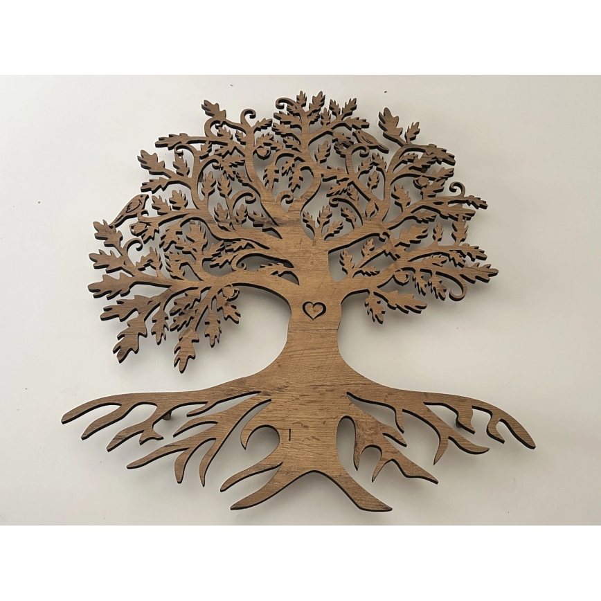 Li-Go 5742/DUB2 - Dimmbare LED-Wanddekoration LED/10W/230V 90x110 cm Eiche