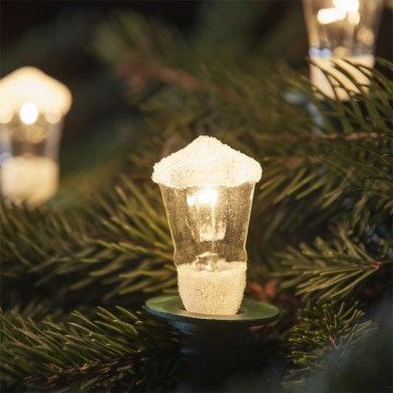 Lichterkette LUCERNA 12x E10 / 10,7 m, warmweiß, Hergestellt in Tschechien