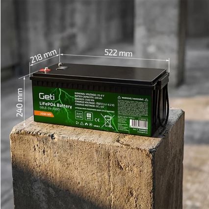 LiFePO4-Akku 25,6 V / 100 Ah