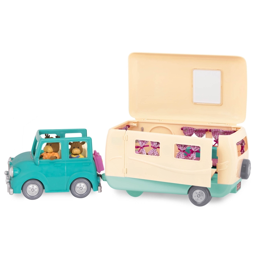 Li'l Woodzeez - Play-Set HAPPY CAMPER Camping