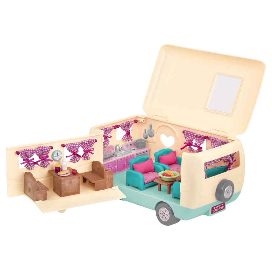 Li'l Woodzeez - Play-Set HAPPY CAMPER Camping