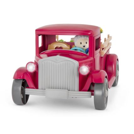 Li'l Woodzeez - Spielzeug-Set Bauernhof-Truck mit Verkaufsstand 3xAAA