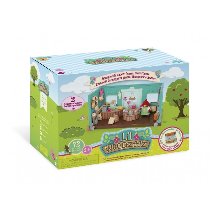 Li'l Woodzeez - Spielzeugset Lebensmittelladen