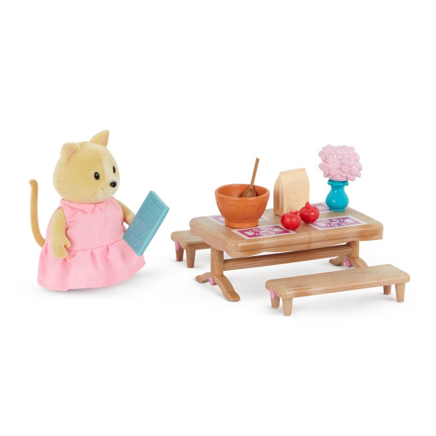 Li'l Woodzeez - Spielzeugset Schlafzimmer- und Esszimmereinrichtung