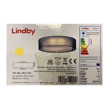 Lindby - Dimmbare LED-Deckenleuchte AMON 3xLED/12W/230V