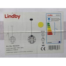 Lindby - Hängeleuchte an Schnur BEKIRA 1xE27/60W/230V