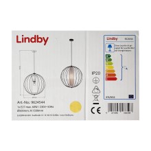 Lindby - Hängeleuchte an Schnur KORIKO 1xE27/60W/230V