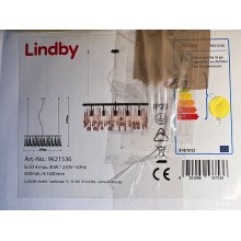 Lindby - Hängeleuchte an Schnur MATEI 5xE14/40W/230V