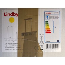 Lindby - Hängeleuchte an Schnur WATAN 4xE14/28W/230V