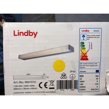 Lindby - LED-Badezimmer-Spiegelbeleuchtung PHILIPPA LED/10W/230V IP44