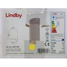 Lindby - LED-Wandbeleuchtung JENKE 2xLED/2,5W/230V Gips