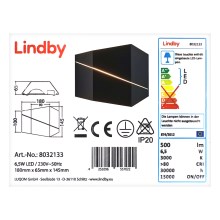 Lindby - LED-Wandbeleuchtung NIKOLAE LED/6,5W/230V