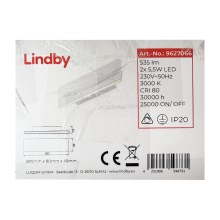 Lindby - LED-Wandleuchte IGNAZIA 2xLED/5,5W/230V
