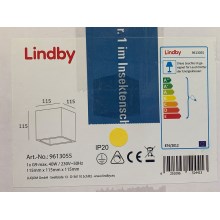 Lindby - Wandleuchte JAYEDN 1xG9/40W/230V Gips