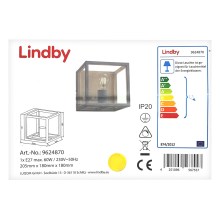 Lindby - Wandleuchte MERON 1xE27/60W/230V